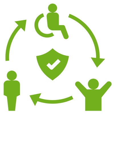 Rehasport-Icon Mensch der wieder gesund wird