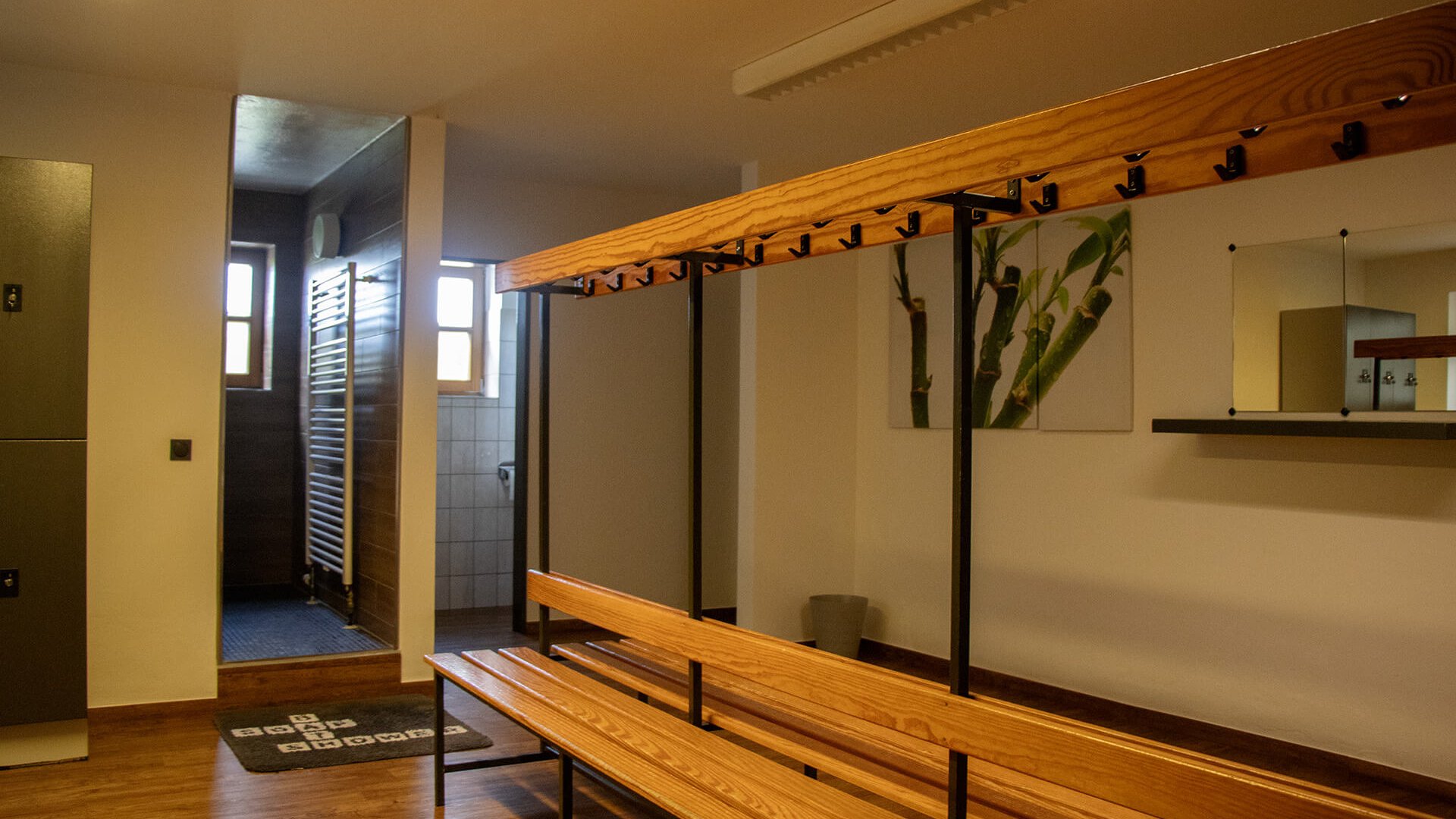 Ein Bild von der Garobe.